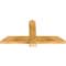 Ekena Millwork Eugene Rough Sawn Timber Gable Bracket, Western Red Cedar, 36"W x 18"H x 2"D x 4"F, 12/12 Pitch GBW036X18X0204EUG00RWR - alternate 4